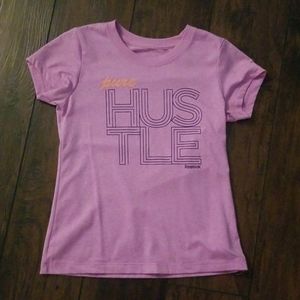 Girls Purple Reebok shirt